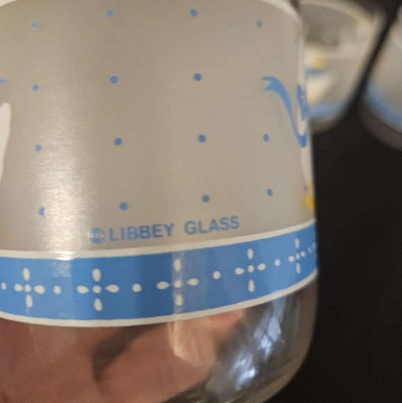 Vintage 1980's Libbey Drinking Glasses 2 Juice Duck Goose Country Farmhouse 3.5" - Picture 12 of 14